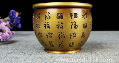 铜缸摆件能不能在屋里面摆放3