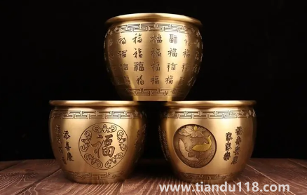 ​纯铜百福缸里面放什么旺财（百福缸有什么寓意）